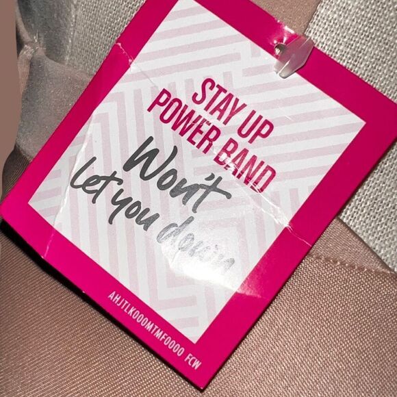 NWT Plus Size Maidenform Nude Strapless Power Band Convertible Bra Size 40D - Picture 4 of 8